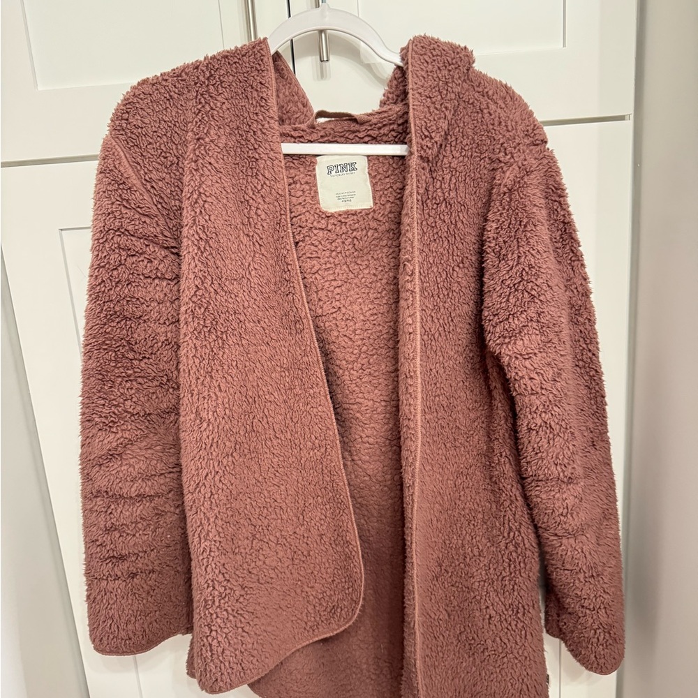 Cozy Oversized PINK Sherpa Jacket